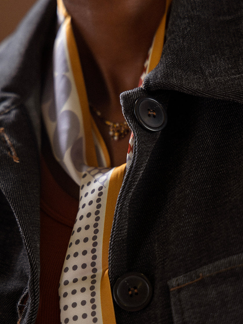 Foulard « Narrow mini Geometrical»