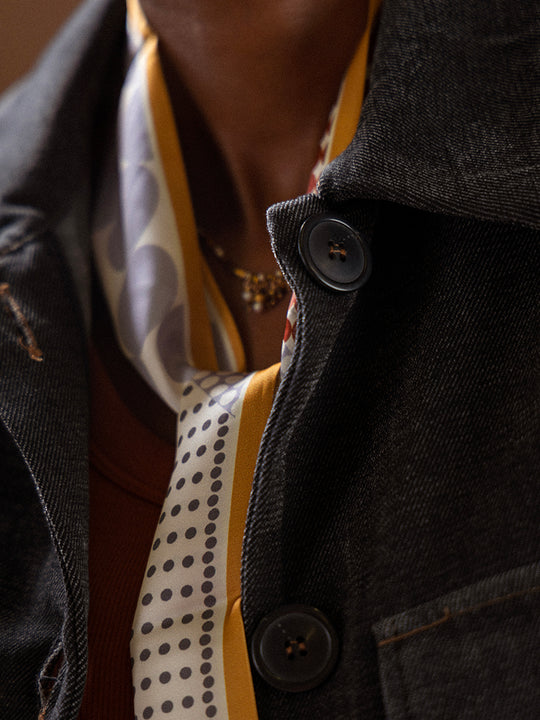 Foulard « Narrow mini Geometrical»