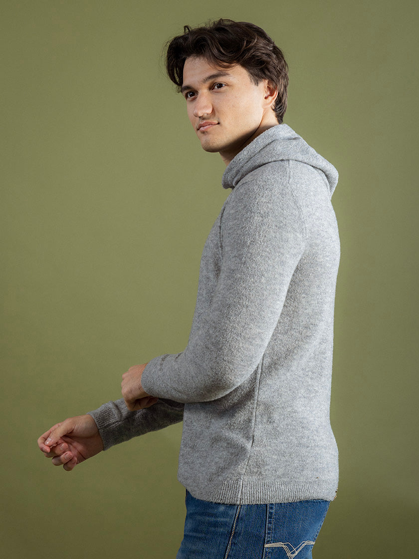 Strick-Hoodie «Air Bouclé» von DANIELE FIESOLI