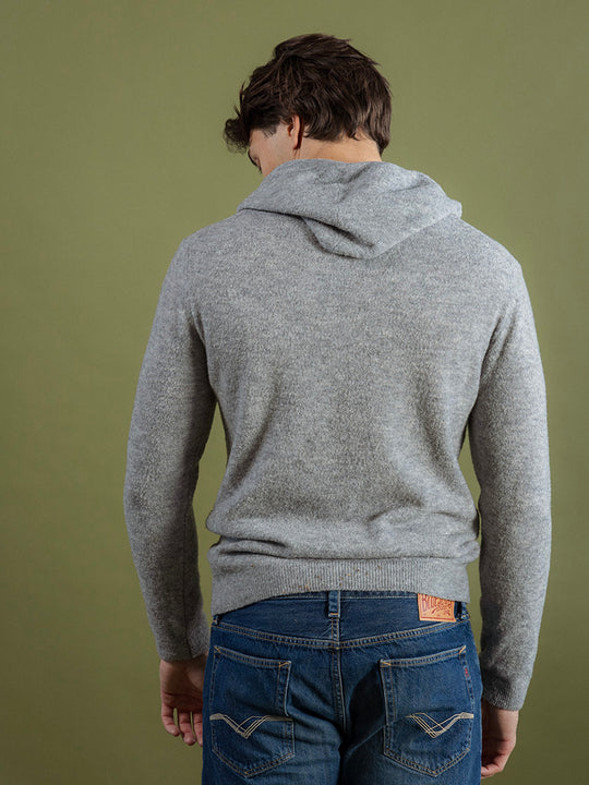 Strick-Hoodie «Air Bouclé» von DANIELE FIESOLI