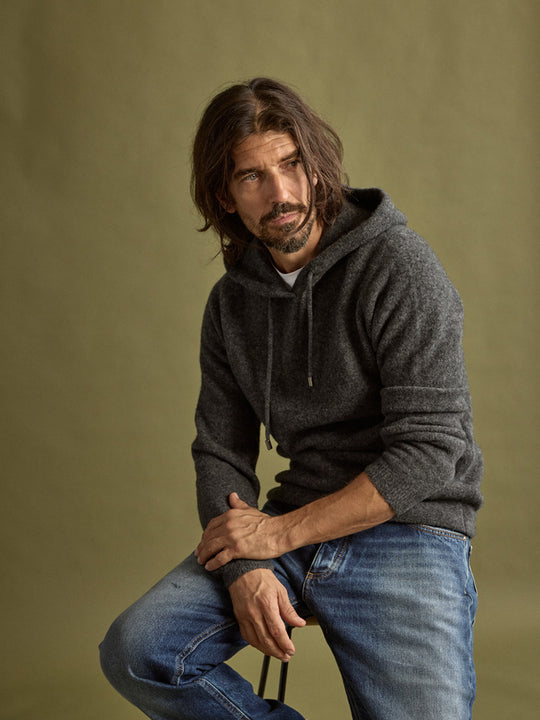 Strick-Hoodie «Lana Cotta» von DANIELE FIESOLI