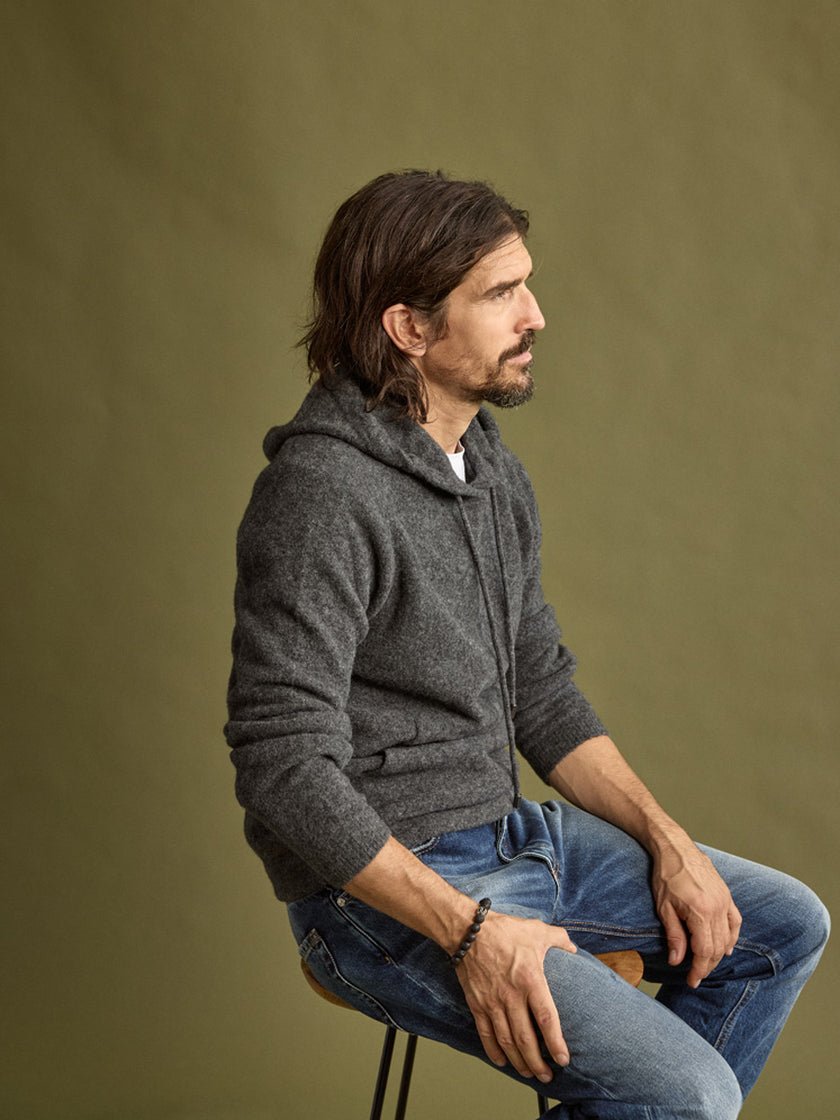 Strick-Hoodie «Lana Cotta» von DANIELE FIESOLI