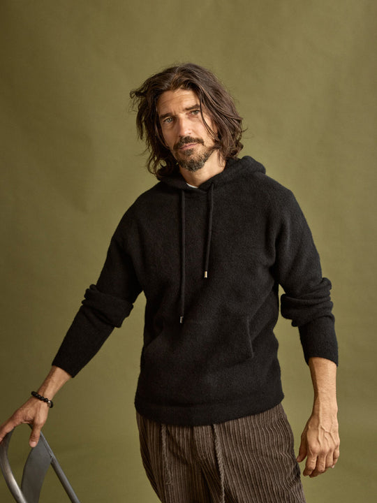 Strick-Hoodie «Lana Cotta» von DANIELE FIESOLI