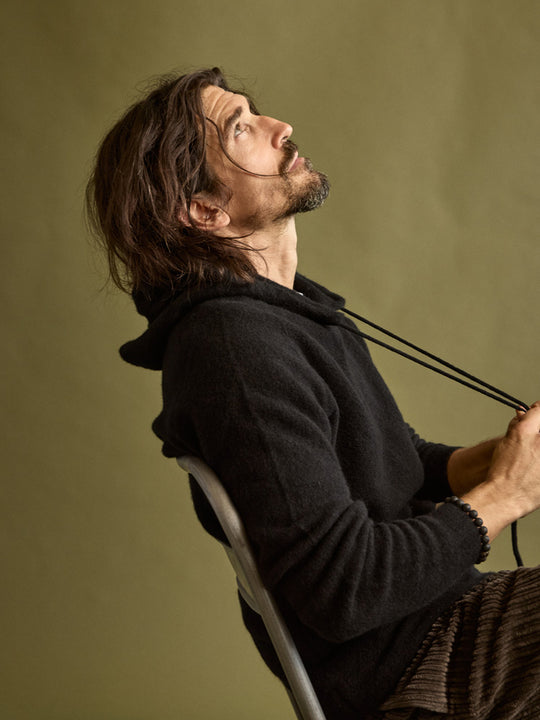 Strick-Hoodie «Lana Cotta» von DANIELE FIESOLI