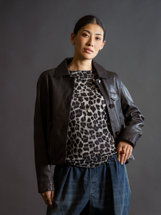 "Lyona" Leather Jacket by FREAKY NATION