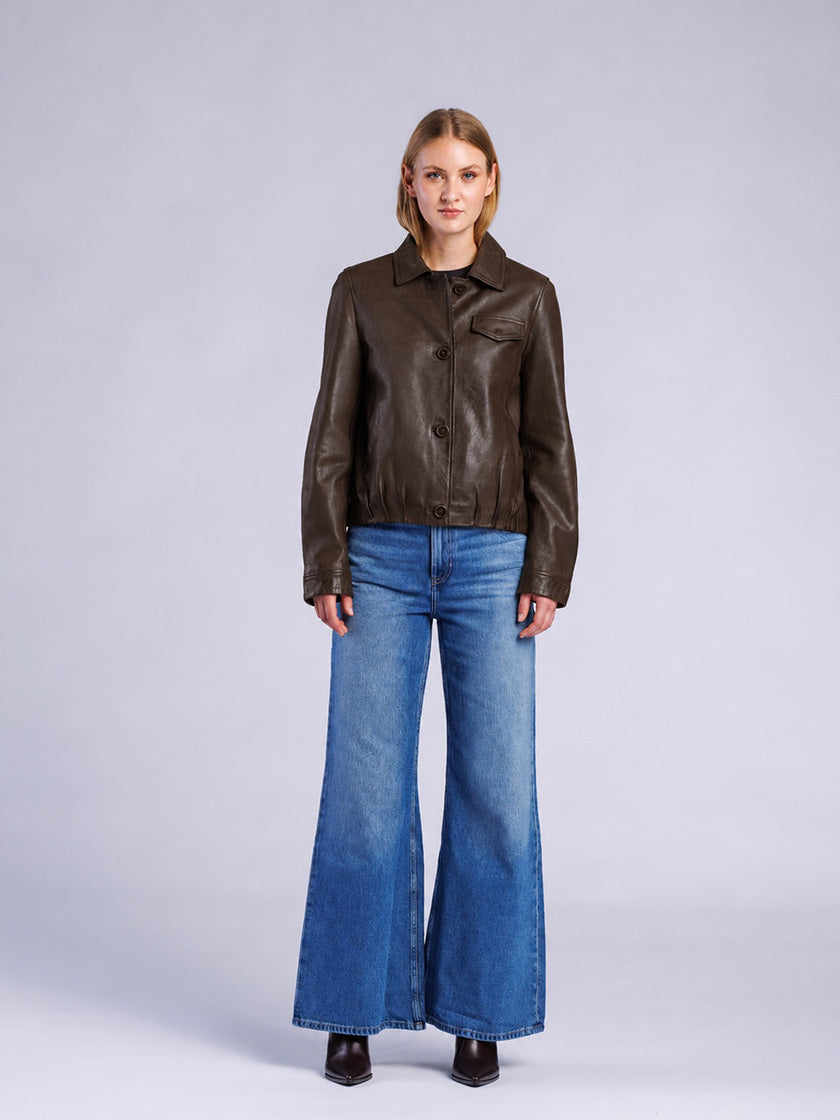 "Lyona" Leather Jacket by FREAKY NATION