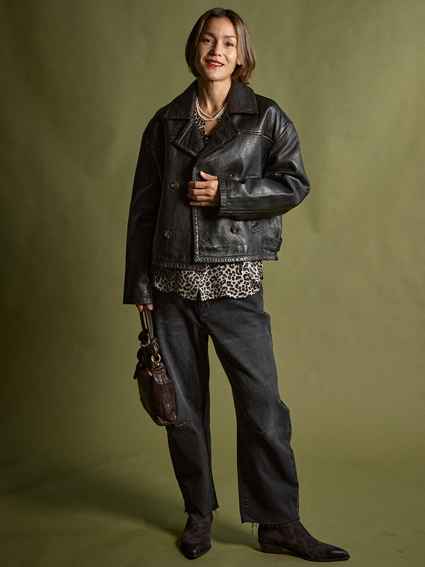 Lederjacke «Abbie» von FREAKY NATION