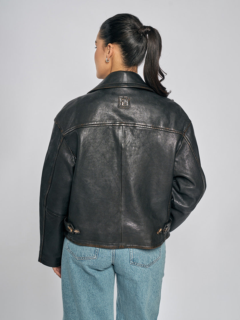 Lederjacke «Abbie» von FREAKY NATION