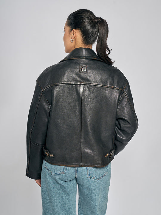 Lederjacke «Abbie» von FREAKY NATION
