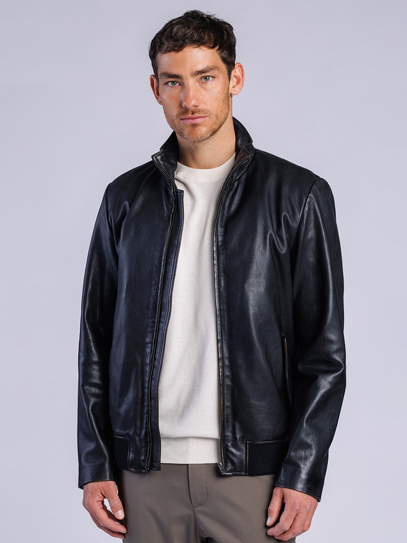 Lederjacke «Silvano» von FREAKY NATION