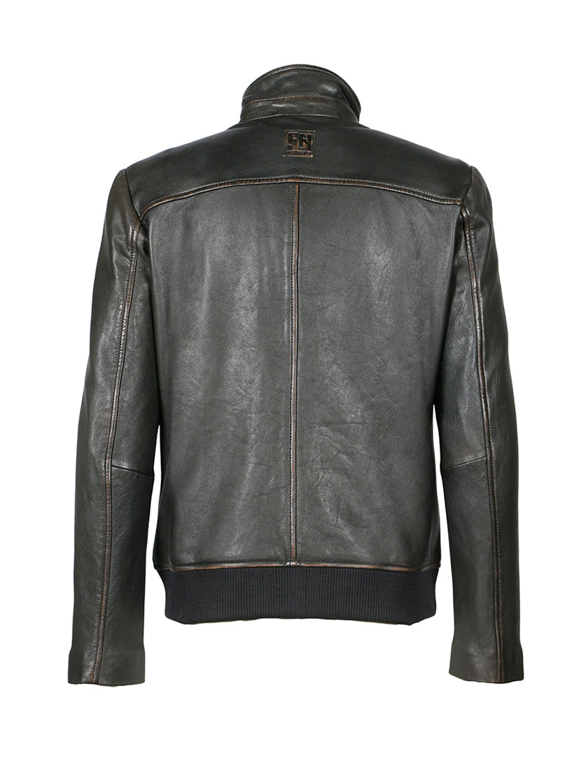 Lederjacke «Silvano» von FREAKY NATION