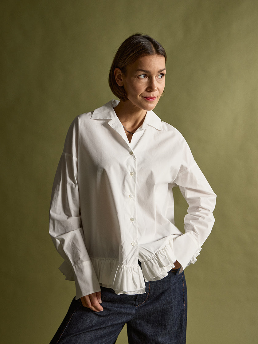 Blusenhemd «Ruffle» von SUSANNE BOMMER