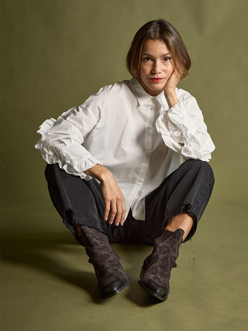 Bluse «Cuff Ruffle» von SUSANNE BOMMER