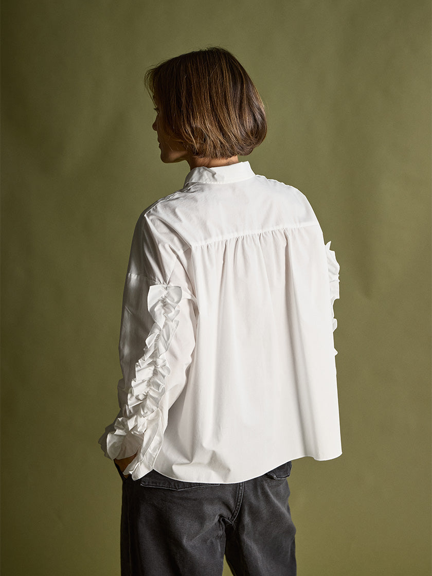 Bluse «Cuff Ruffle» von SUSANNE BOMMER