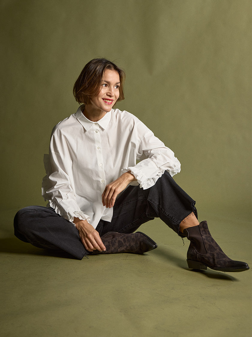 Bluse «Cuff Ruffle» von SUSANNE BOMMER