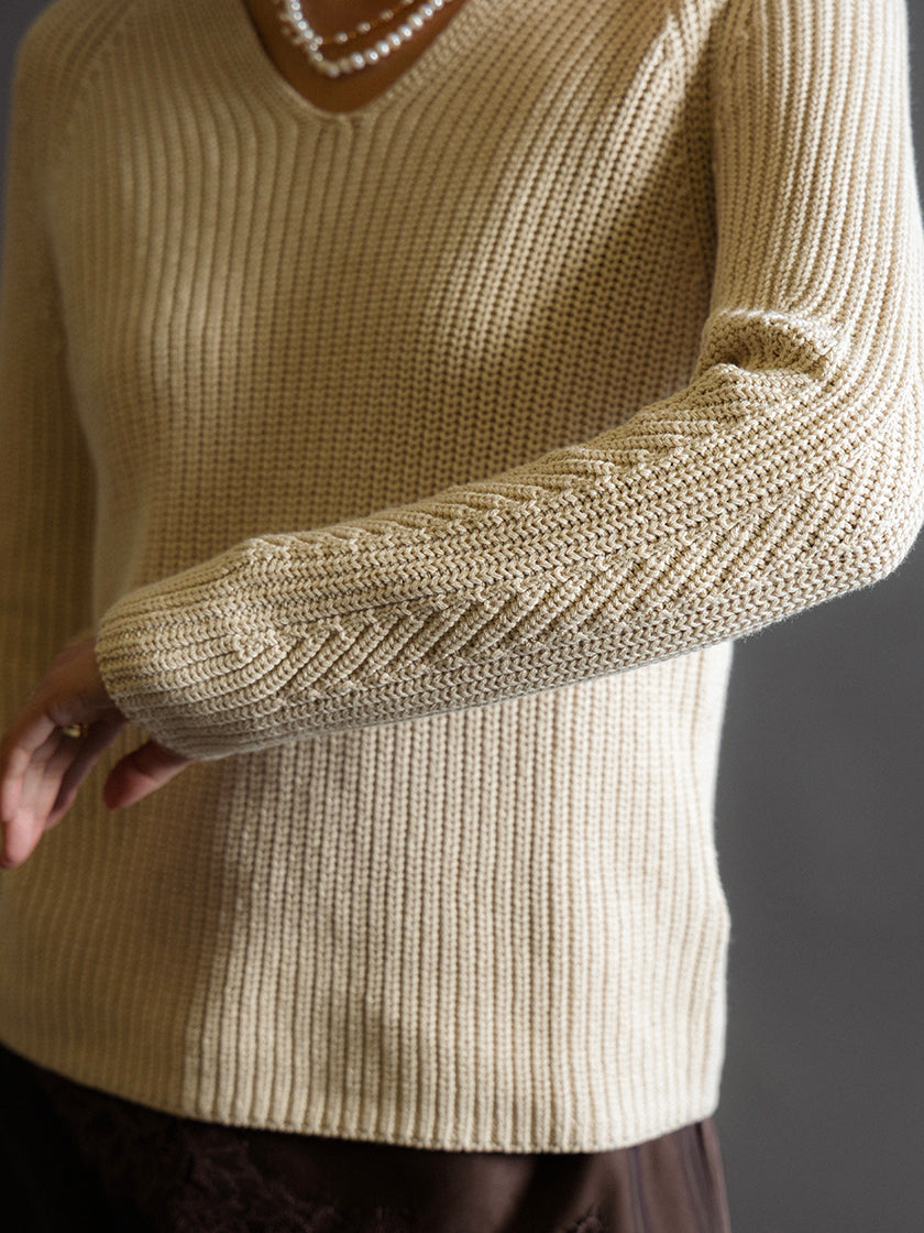 Strickpullover «V Neck» von SYNDICATE