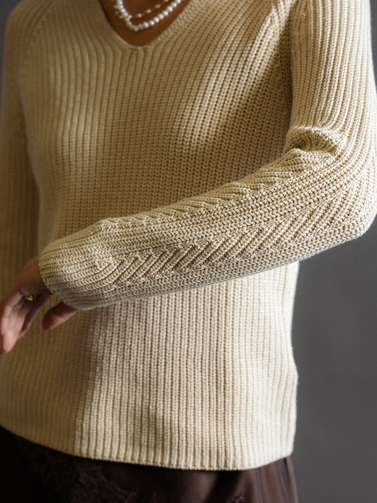 Strickpullover «V Neck» von SYNDICATE