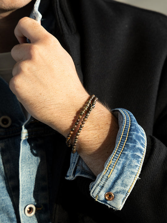"Eyecatch Brown" Bracelet by CORAZON
