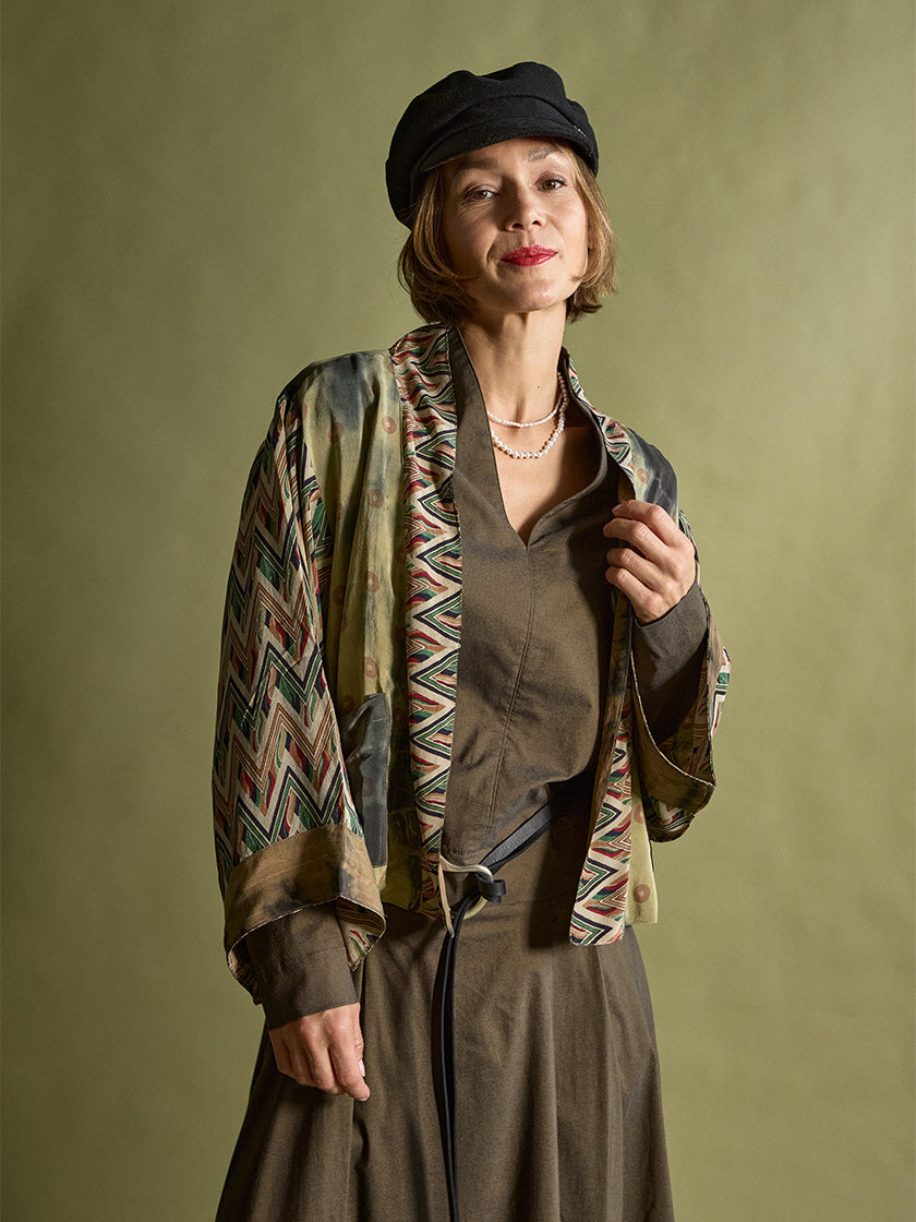 Seidenjacke «Reversible» von COFUR