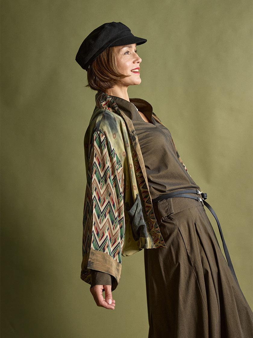 Seidenjacke «Reversible» von COFUR