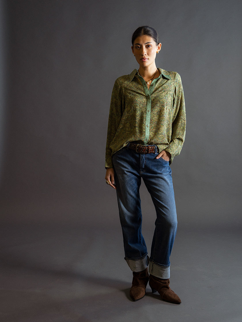 Seidenbluse «Joa» von COFUR