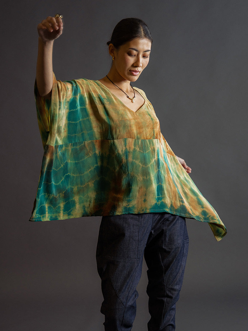 Seidenponcho «Lombok» von COFUR