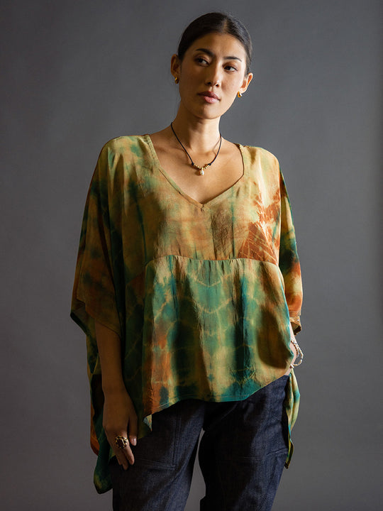 Seidenponcho «Lombok» von COFUR