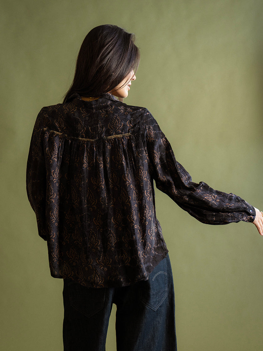 Seidenbluse «Coco» von COFUR