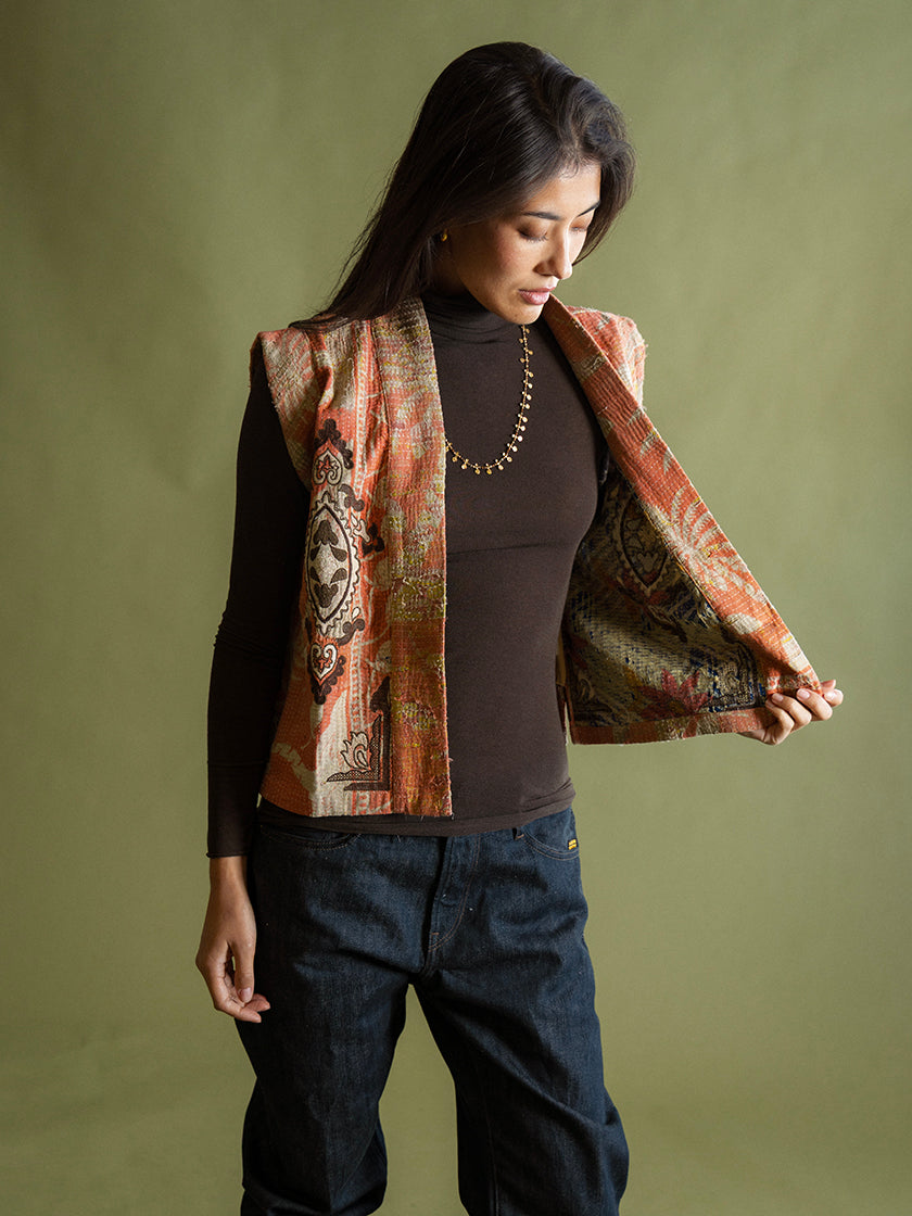 Weste «Kantha» von COFUR