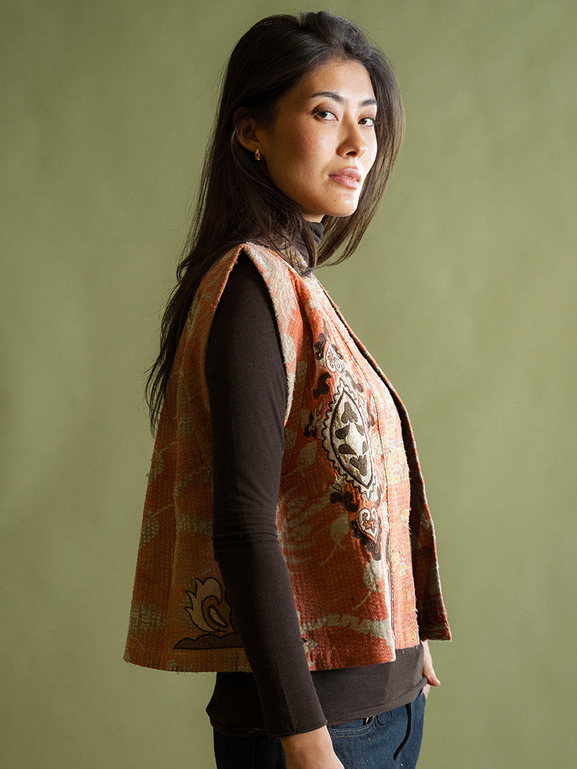 Weste «Kantha» von COFUR
