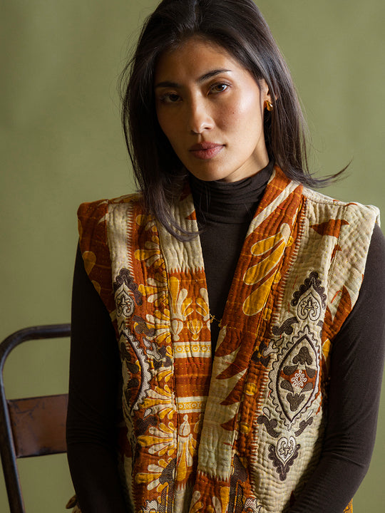 Weste «Kantha» von COFUR