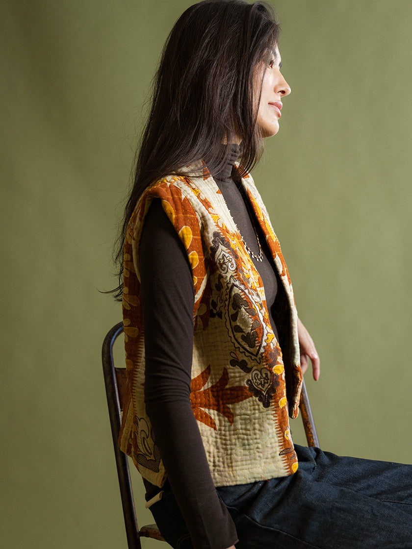 Weste «Kantha» von COFUR