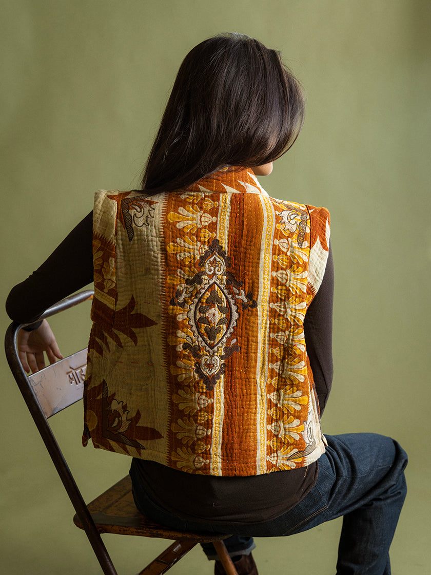 Weste «Kantha» von COFUR