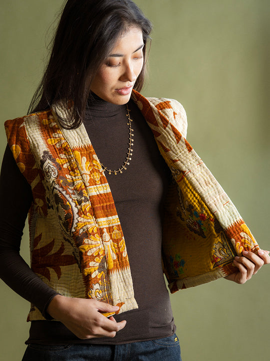 Weste «Kantha» von COFUR