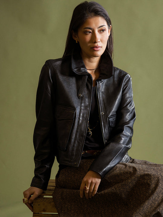Lederjacke «Emberline» von FREAKY NATION