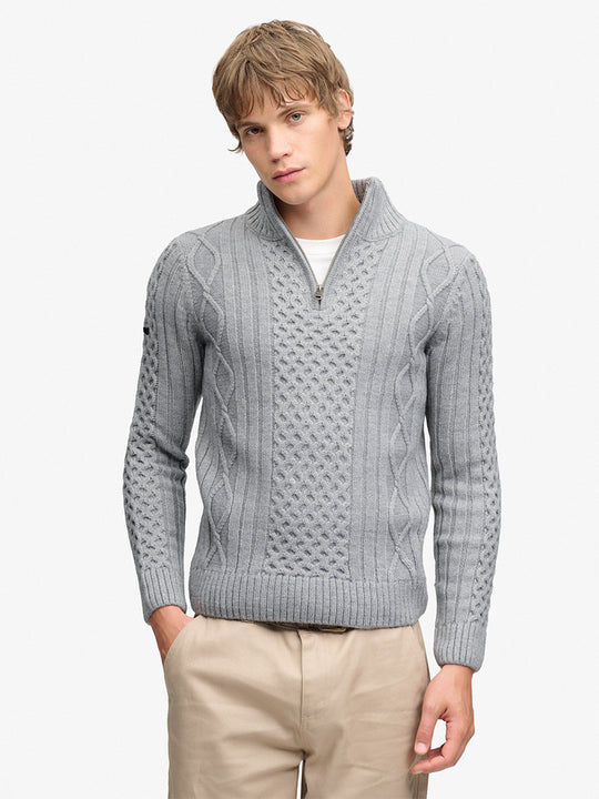 Strickpullover «Jacob Cable» von SUPERDRY