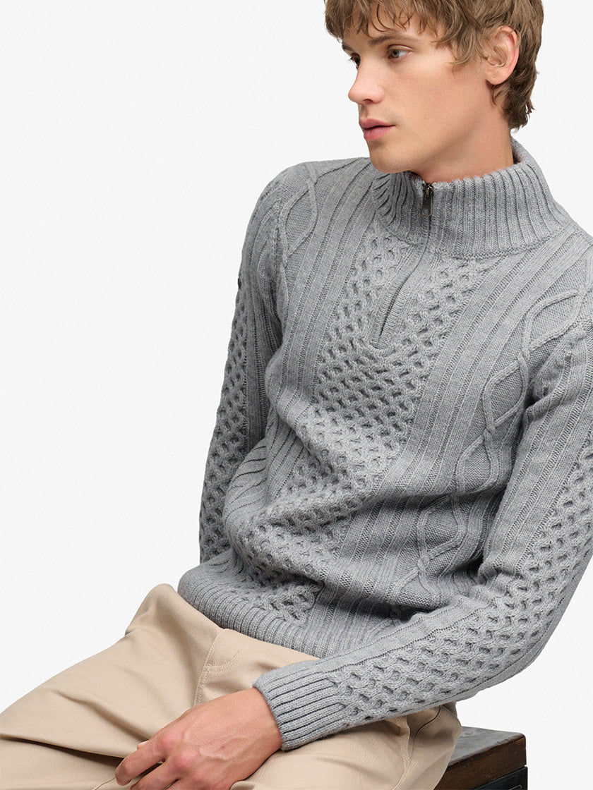 Strickpullover «Jacob Cable» von SUPERDRY