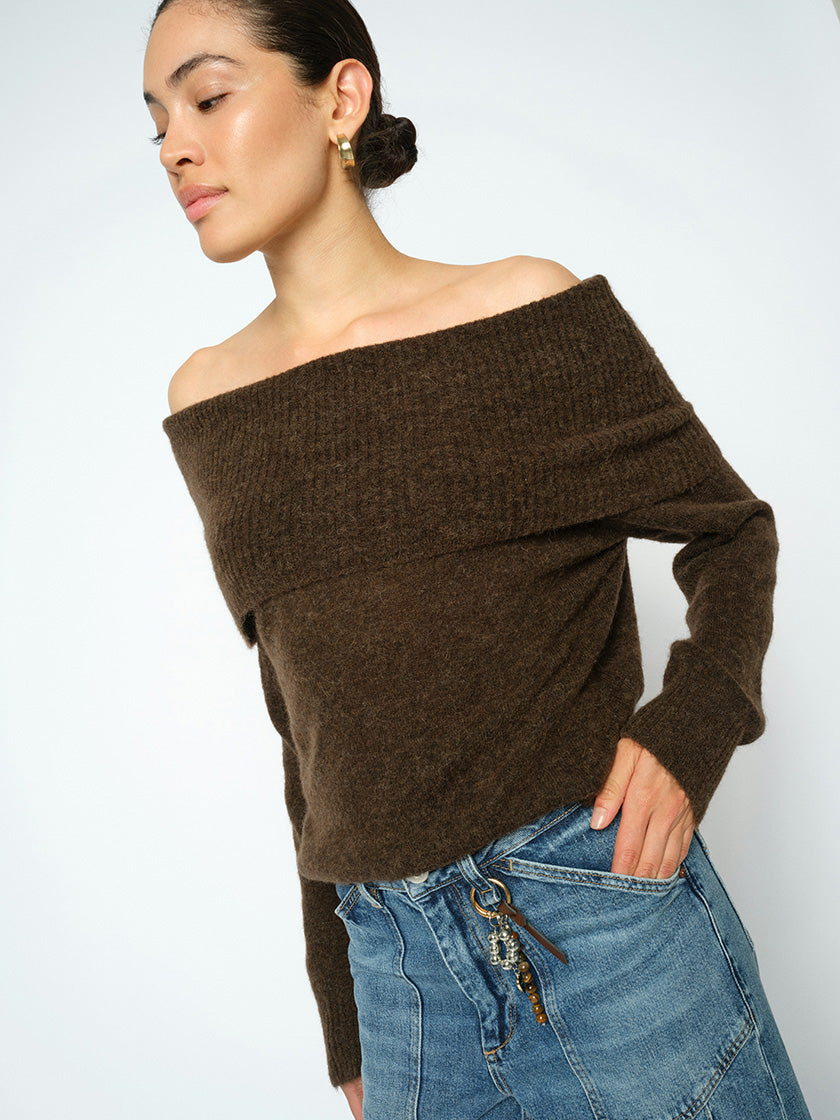 Strickpullover «Mape off Shoulder» von MOS MOSH