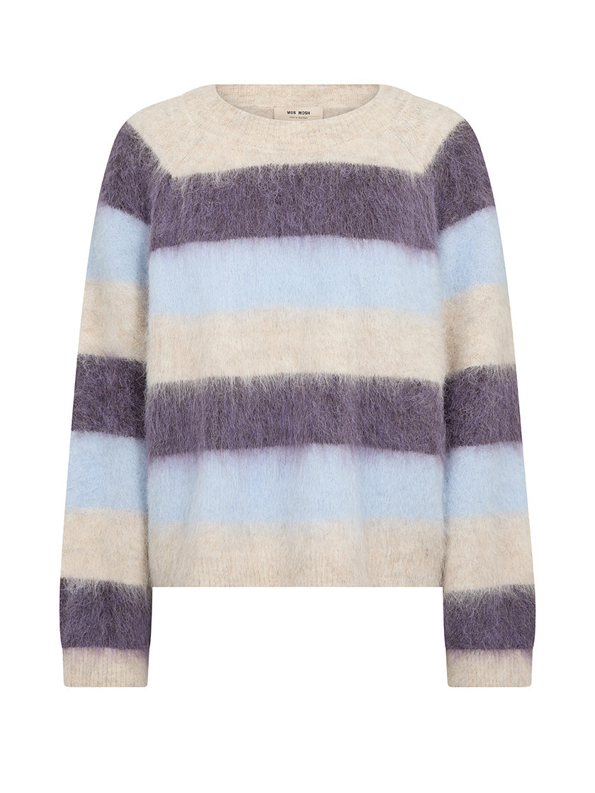 Strickpullover «Suvi Stripe» von MOS MOSH