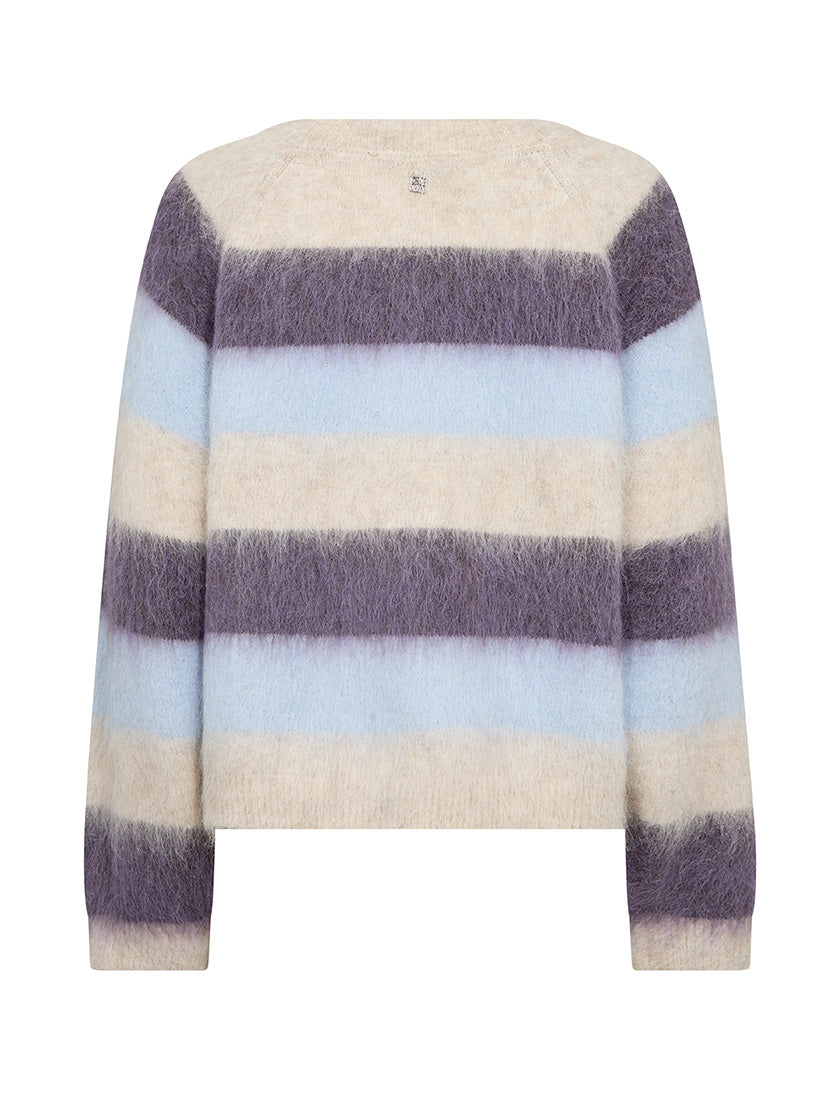 Strickpullover «Suvi Stripe» von MOS MOSH