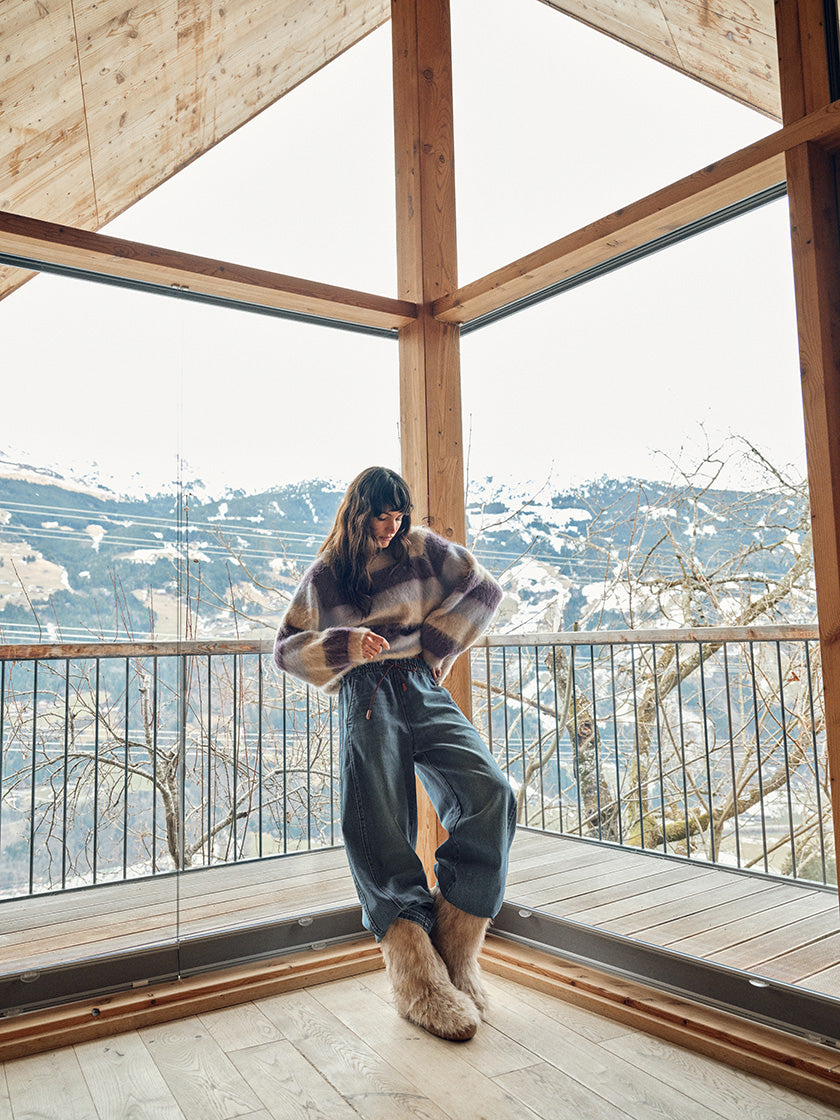 Strickpullover «Suvi Stripe» von MOS MOSH
