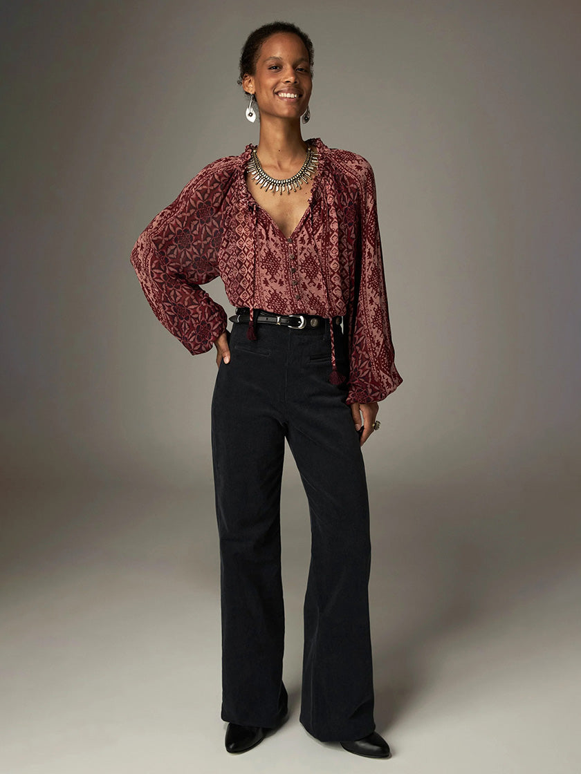 Bluse «Hannah» von MAISON HOTEL