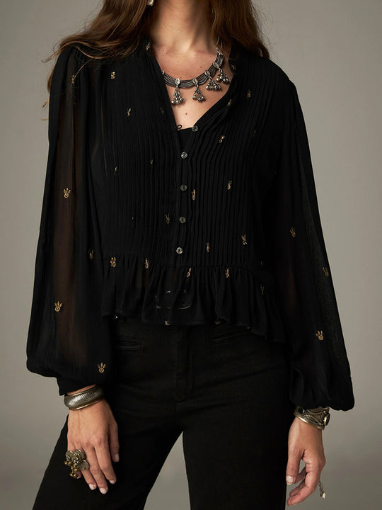 Bluse «Catherine» von MAISON HOTEL