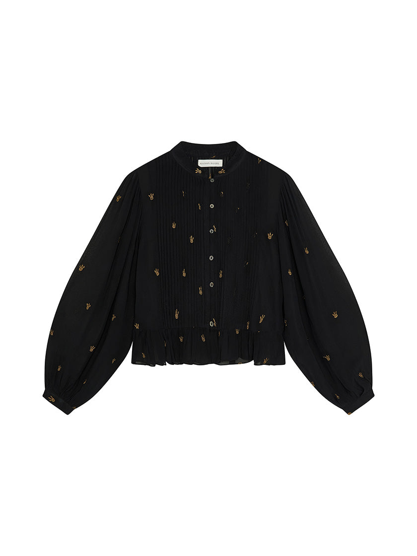 Bluse «Catherine» von MAISON HOTEL