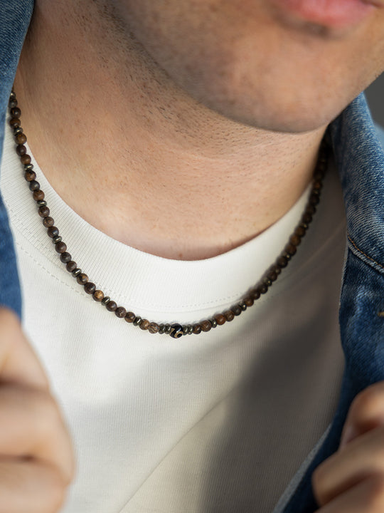 "Eyecatch Brown" Necklace by CORAZON