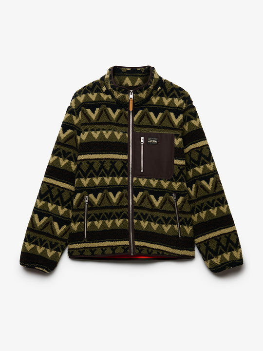 Fleecejacke «Abstract» von SUPERDRY