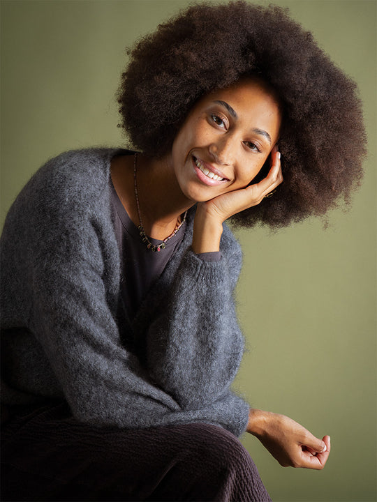 Strickjacke «Fluffy» von SUSANNE BOMMER