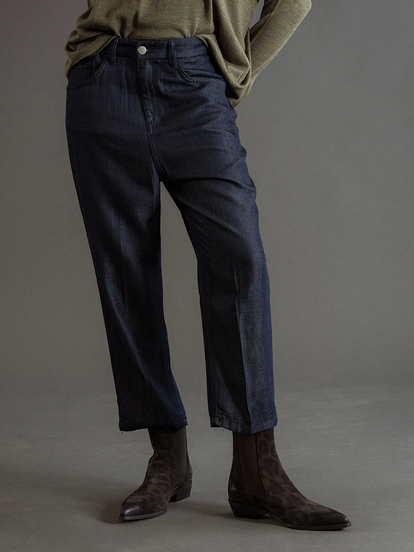 Hose «Bundfalten» von 9AM BY DOLORES
