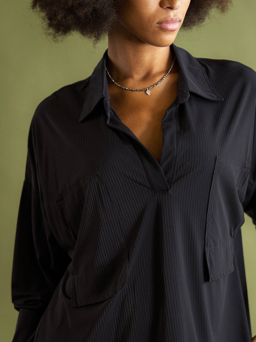 Shirt-style blouse by ZEITLOS
