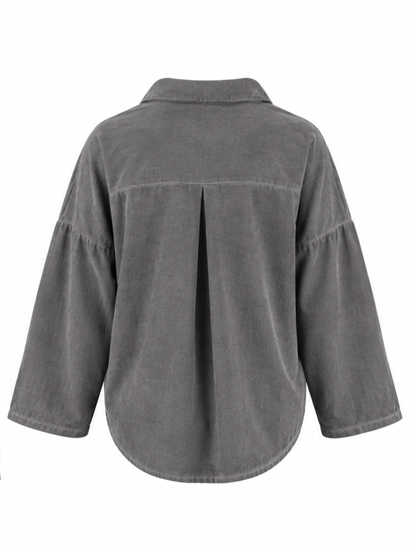 Bluse «Feincord Enzimi»